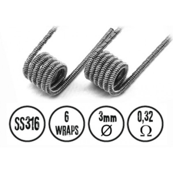 Kiez Coils SS316 