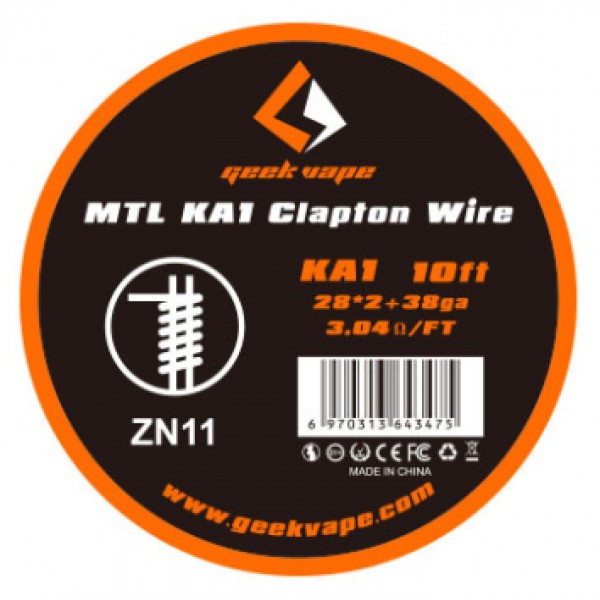 GeekVape MTL KA1 Clapton Wire Wickeldraht (3m) ZN11