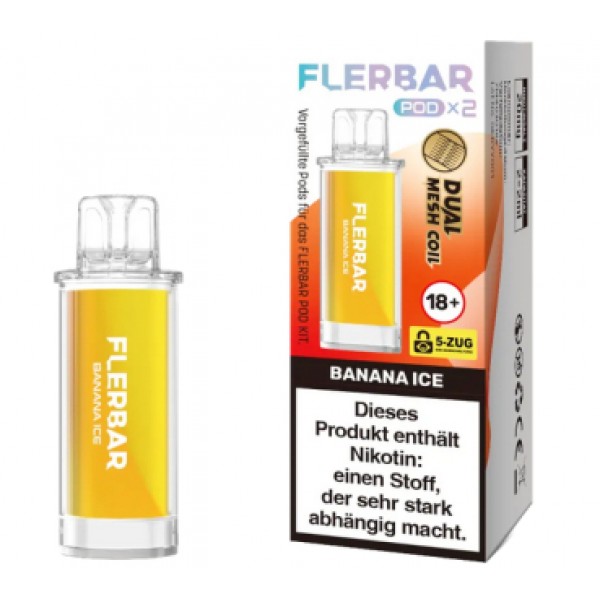 Flerbar Prefilled Pods -Banana Ice- 20mg (2 St.)