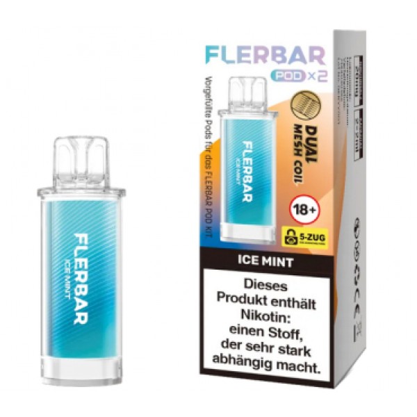 Flerbar Prefilled Pods -Ice Mint- 20mg (2 St.)