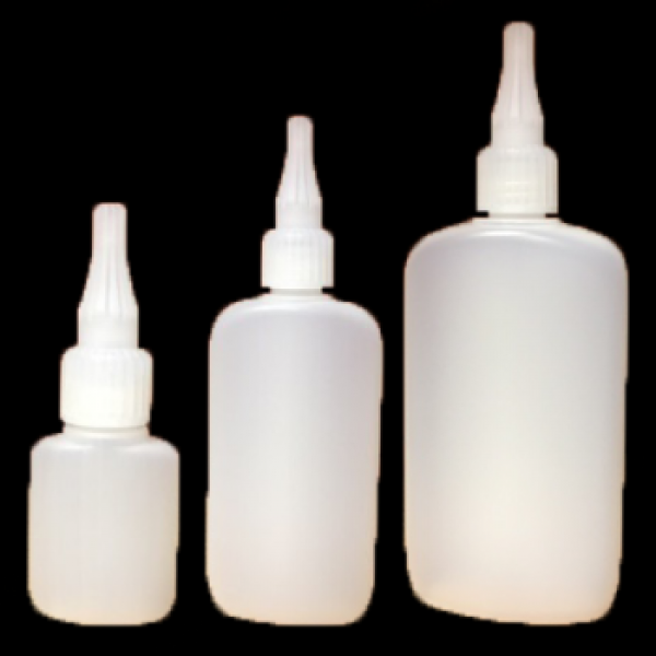 HD-PE Liquidflasche Oval