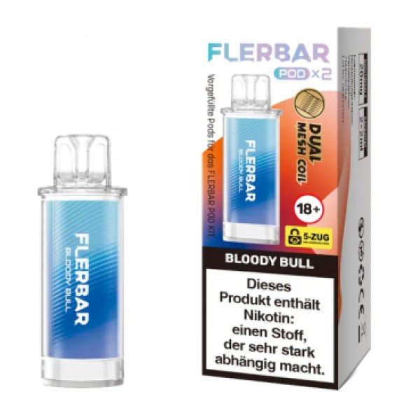 Flerbar Prefilled Pods -Bloody Bull- 20mg (2 St.)