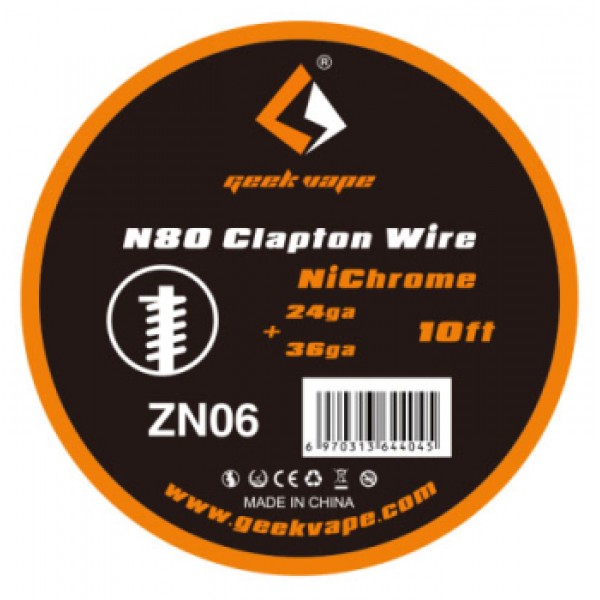 GeekVape N80 Clapton Wire Wickeldraht (3m) ZN06