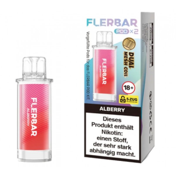 Flerbar Prefilled Pods -Alberry- 20mg (2 St.)