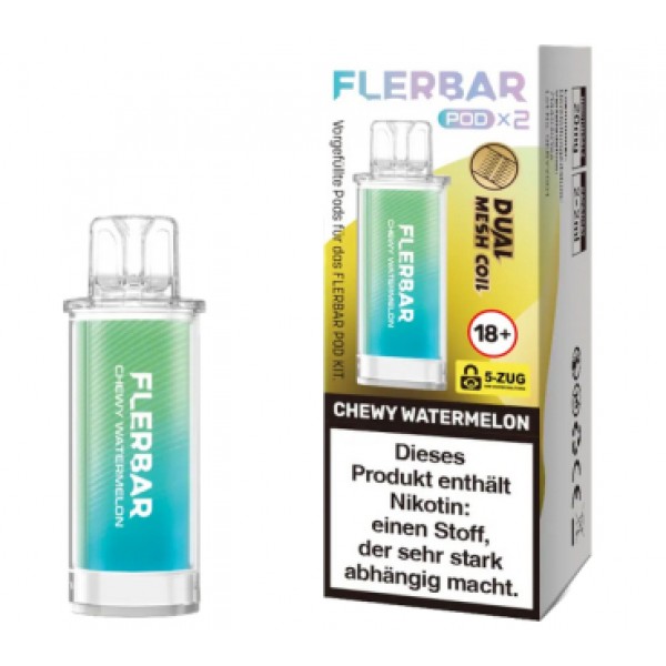 Flerbar Prefilled Pods -Chewy Watermelon- 20mg (2 St.)