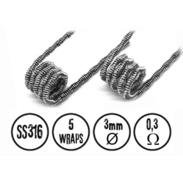 Kiez Coils SS316 