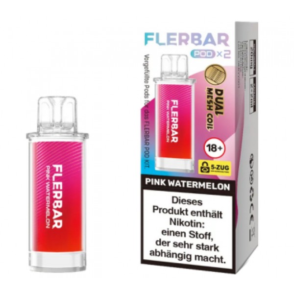 Flerbar Prefilled Pods -Pink Watermelon- 20mg (2 St.)