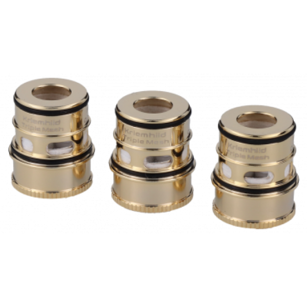 Vapefly Kriemhild Triple Mesh Verdampferköpfe 0,15 Ohm (Gold Edition) (3 St.)