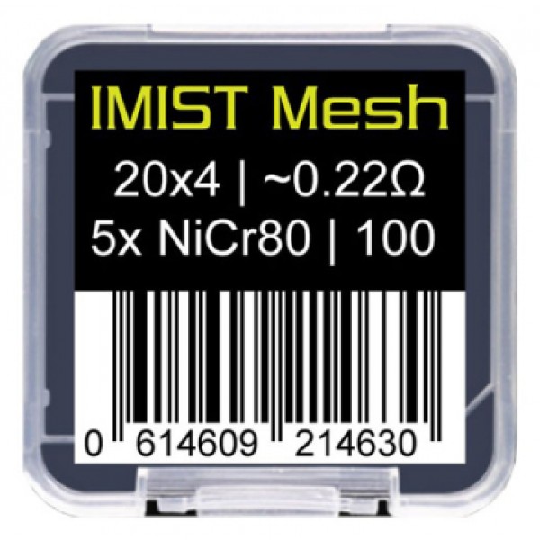 IMIST Simurg NiCr80 MTL Mesh Coils 0,22 Ohm (5 St.)