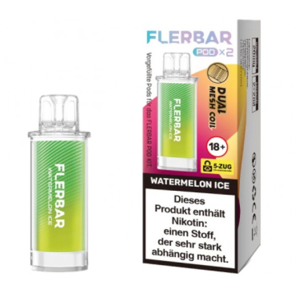 Flerbar Prefilled Pods -Watermelon Ice- 20mg (2 St.)